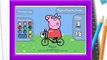 play peppa pig Pinta a Peppa Pig y su bicicleta - Peppa Pig with her bike Peppa Pig ipad