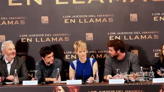 Hunger Times EXCLUSIVE: Jennifer Lawrence spills mints at Catching Fire Madrid Press Con