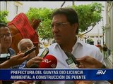 Prefectura del Guayas entregó licencia ambiental para construcción de puente en Samborondón