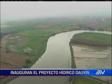 Inauguración represa Dauvín