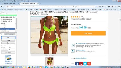 auto pin according a website - imacros