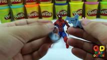 playdough games Peppa Pig Kinder surprise egg with Spiderman toys peppa pig new