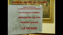 Copie de tableau au musée du Louvre / Partie 1