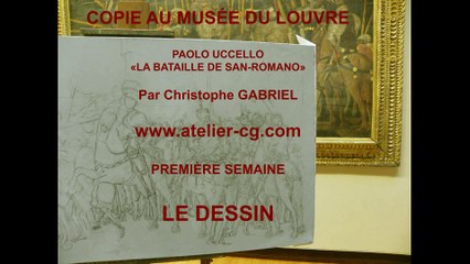 Copie de tableau au musée du Louvre / Partie 1