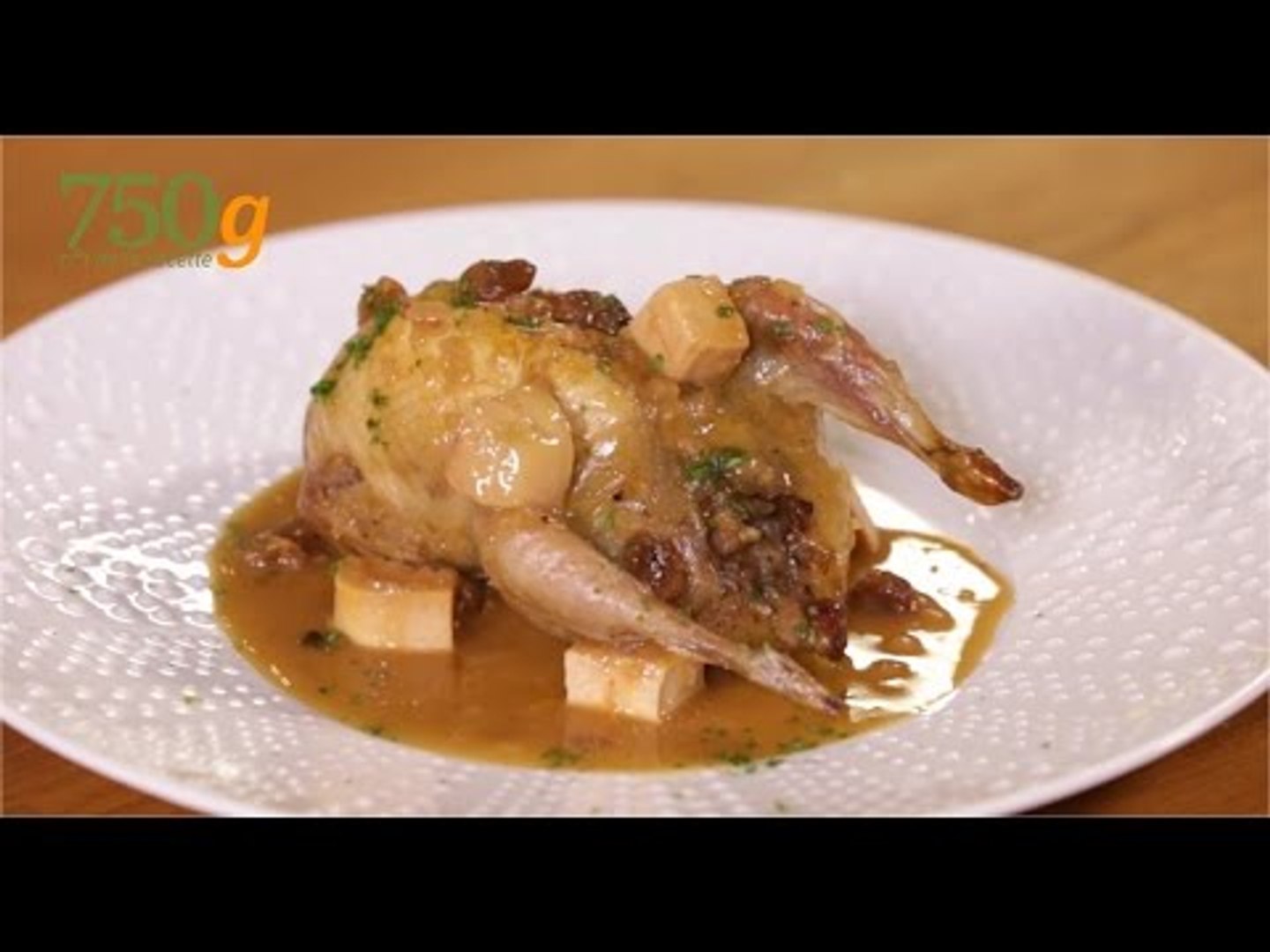 Cailles Aux Raisins Secs Et Champignons