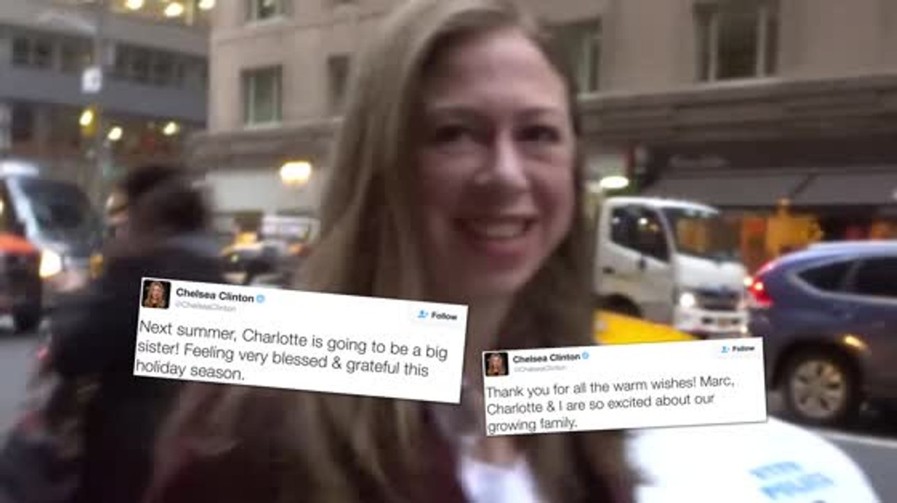 Chelsea Clinton Discusses Her New Pregnancy in New York City