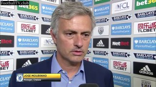 WBA vs Chelsea 2 : 3 Jose Mourinho post match interview