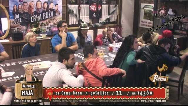 Farma 6/Opsti haos, svadja Vendi i Jelene Krunic, Maje Nikolic i Lepog Mice