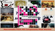 Macromedia Flash MX Components Most Wanted PDF