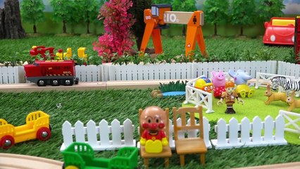 アンパンマンとBRIOのクリスマスレールセット Anpanman toy ◆호빵맨 장난감◆