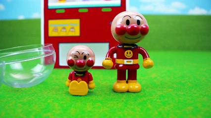 アンパンマンとおもちゃの自動販売機 Vending machine toys Stop Motion ◆호빵맨 장난감◆