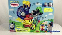 Thomas and Friends Toy Trains Playset Rail Rollers Spiral Station Unboxing playtime Ryan T