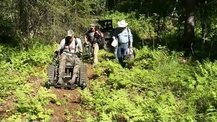 AHH Bear Hunt - Andrew Set Up in Blind