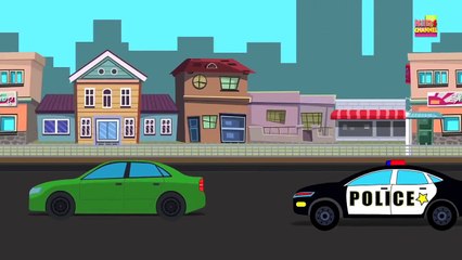 Police Car, Fire Truck And Ambulance | Coloring Book