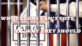 Why Felons Can't Vote and Why They Should