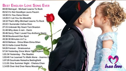 Best English Love Song Ever -- Top 40 Greatest Love Songs Of All Time - Part 3 #3