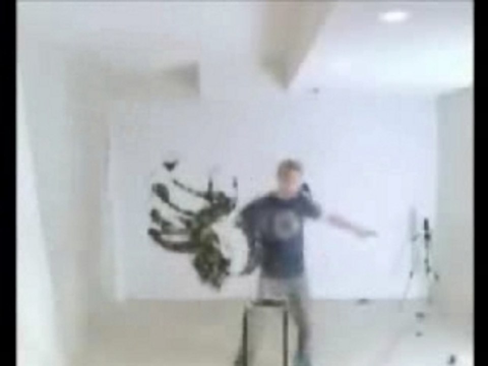 bruce lee peint sur le mur