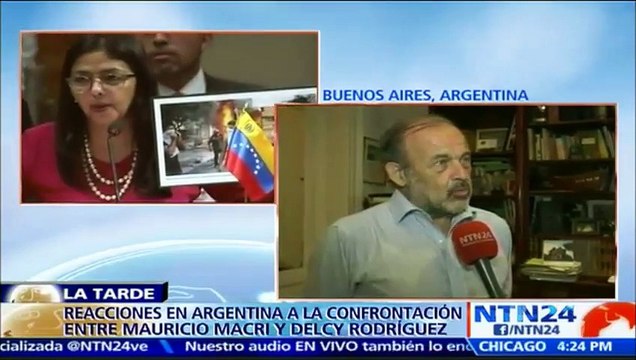 Es la respuesta de quien no tiene respuesta : Diputado de 'Cambiemos' sobre reacción de Rodríguez en confrontación con Macri por presos políticos