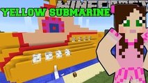 Minecraft: YELLOW SUBMARINE (THE BEATLES MUSICAL INSTRUMENTS & WORLD!) Mod Showcase