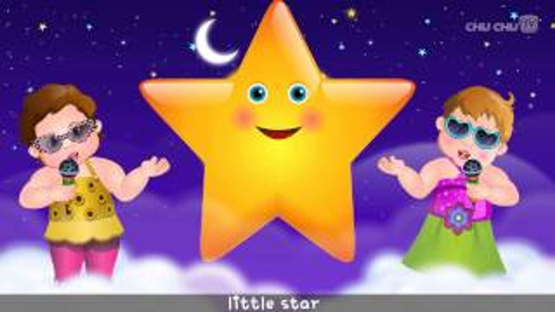 Twinkle Twinkle Little Star Rhyme With Lyrics English Nursery Rhymes Songs For Children Video Dailymotion