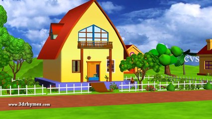 Cock A Doodle Doo 3D Animation English Nursery rhyme for children with lyrics