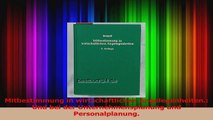 Lesen  Mitbestimmung in wirtschaftlichen Angelegenheiten Und bei der Unternehmensplanung und PDF Frei