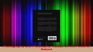 PDF Download  Photography and Philosophy Essays on the Pencil of Nature Read Online