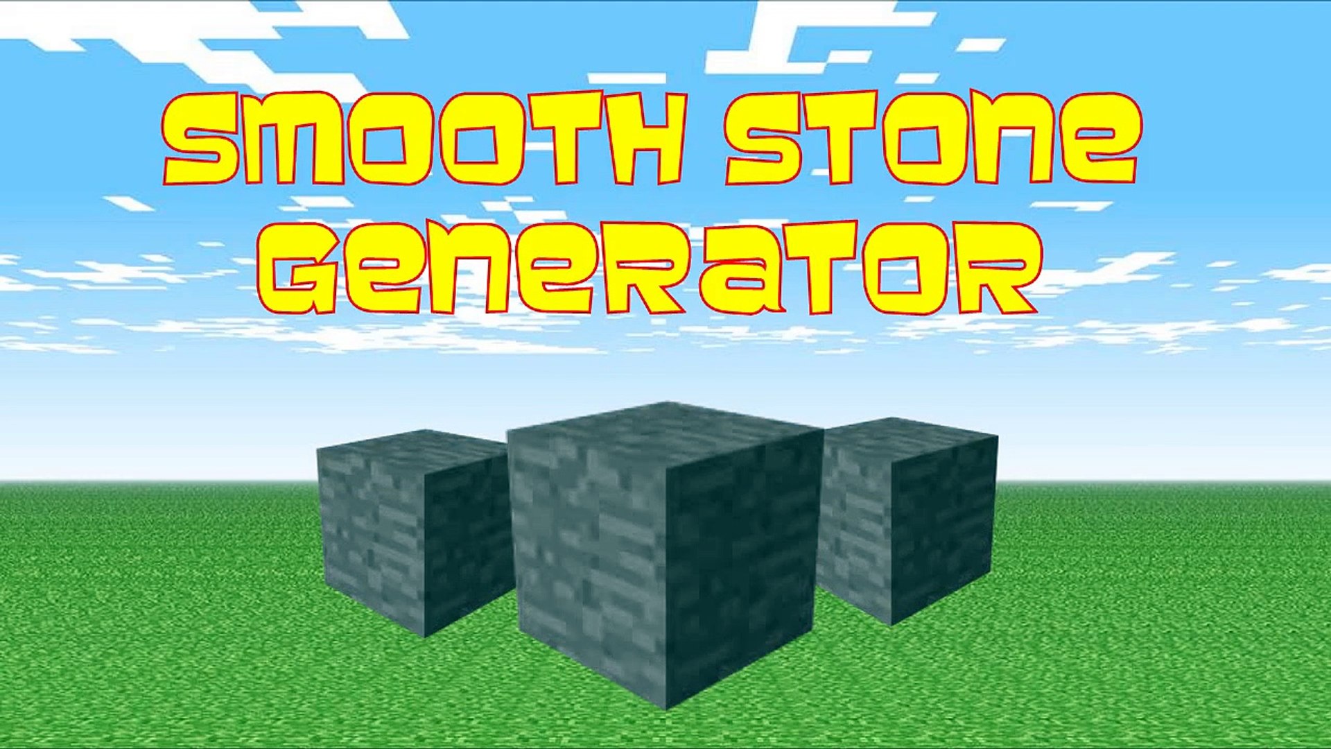 Minecraft Tutorials: #28 Smooth Stone Generator. - video Dailymotion