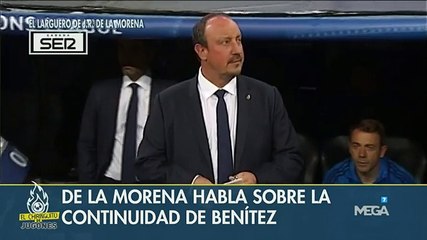 José Ramón de la Morena: "Rafa Benítez dejará de ser entrenador del Real Madrid en los próximos días".