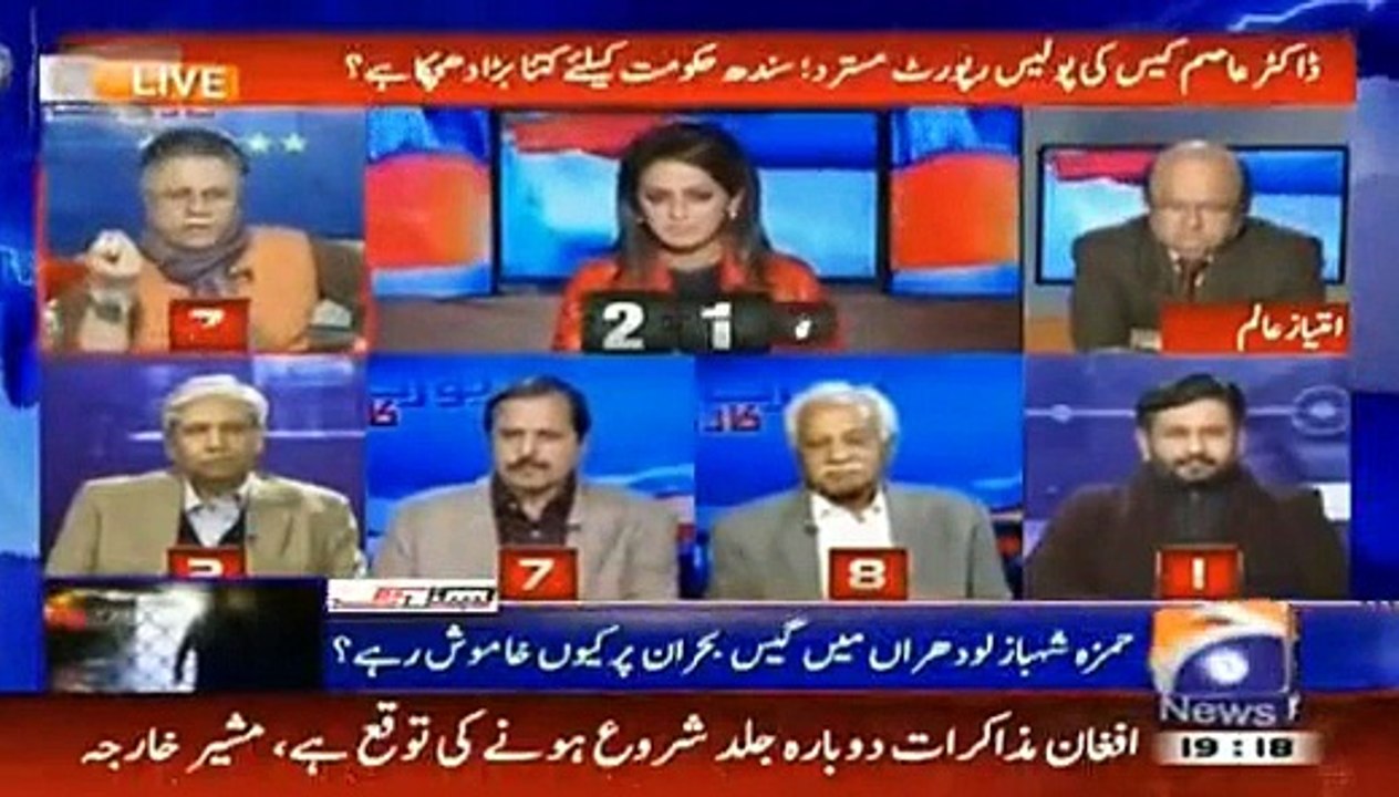 Hassan Nisar Bashing Politicians On Today Dr Asim Decision