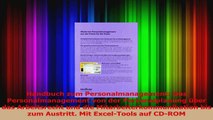 Lesen  Handbuch zum Personalmanagement Das Personalmanagement von der Personalplanung über das Ebook Frei