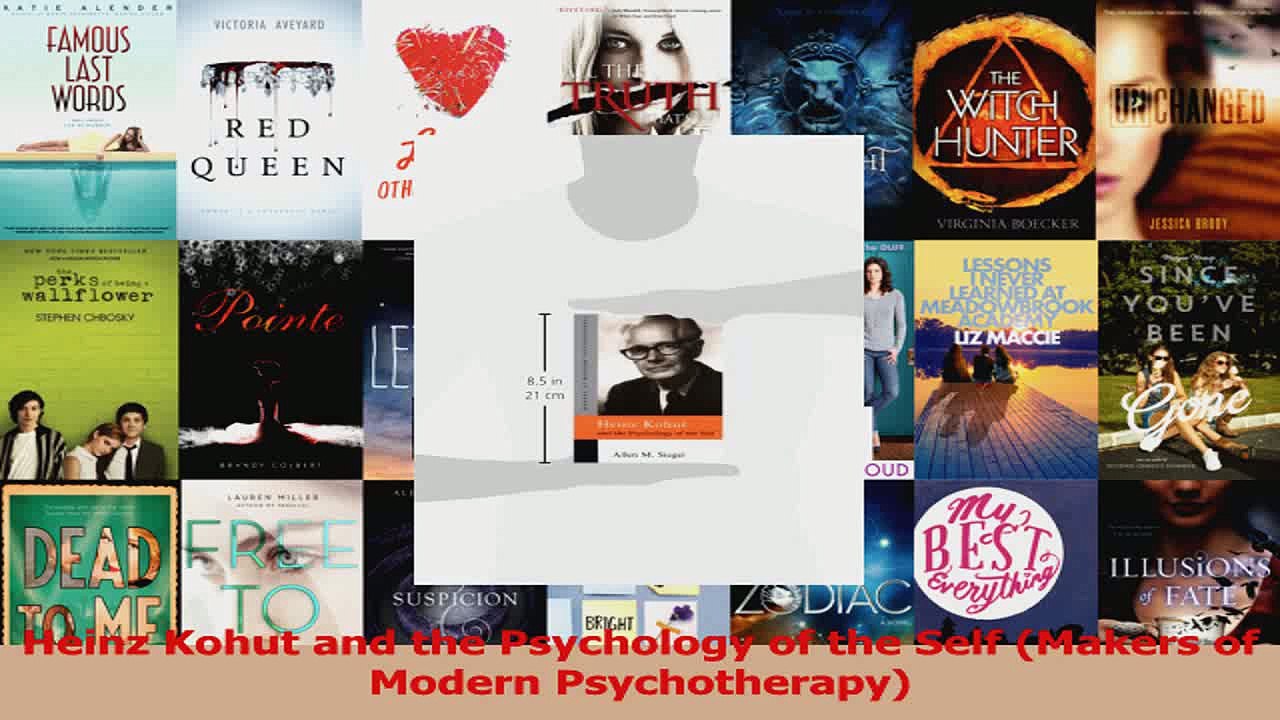 PDF Download  Heinz Kohut and the Psychology of the Self Makers of Modern Psychotherapy Read Full Ebook