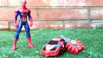 SpiderMan super car spider man Marvel comics red roar car