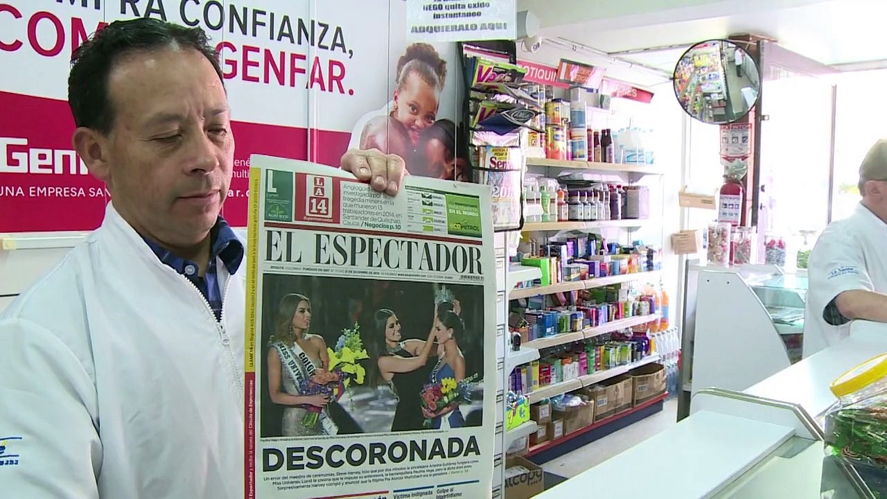 Kolumbianer empört über Verwechslung bei Miss Universe