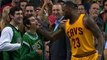 Lebron James surprises Special Olympian in Boston | Cavs at Celtics 12/15/15