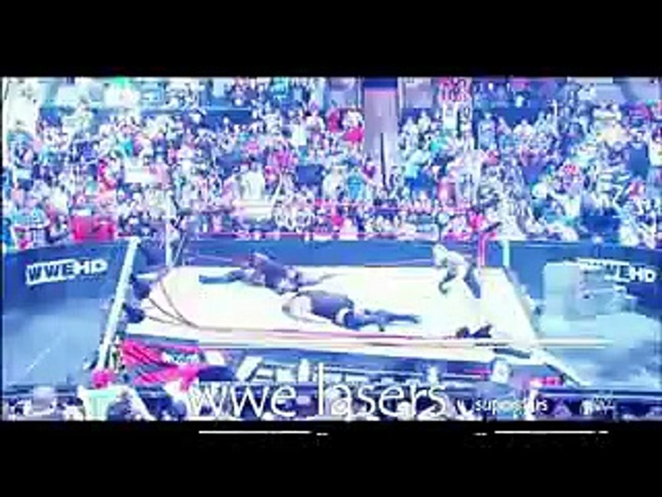 WWE Superstars and Lasers! -latest in HD 2015 on dailymotion must wathc