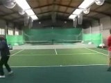 Jeu loisir avec le Practice Crazy Tennis