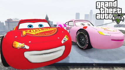 GTA V: Disney Pixar Lightning McQueen Cars (Mod)