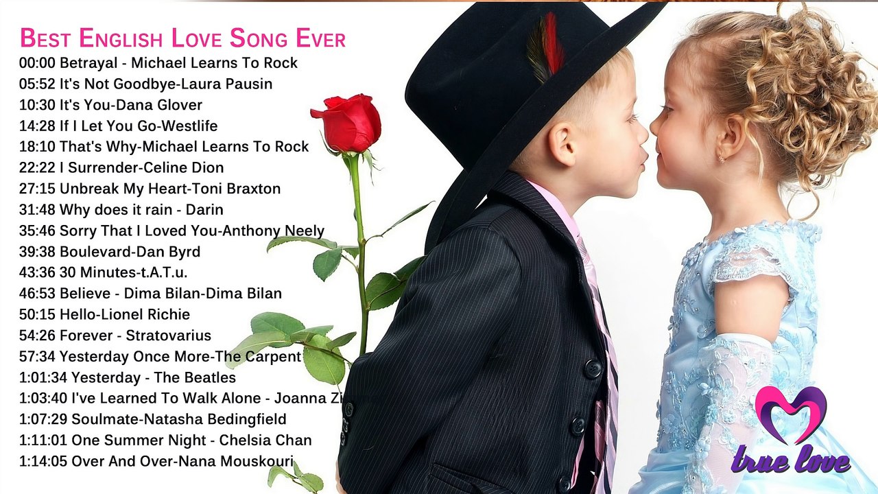 Best English Love Song Ever -- Top Greatest Love Songs Of All Time #1