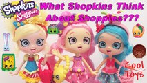 What Shopkins Think About Shopkins Shoppies Dolls Bubbleisha, Jessicake & Poppette? Toy unboxing