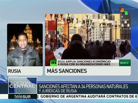 Rusia critica sanciones en su contra aprobadas por EE.UU.