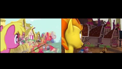 MLP FIM Smile song Original Vs SFM [Nutrafin Version]
