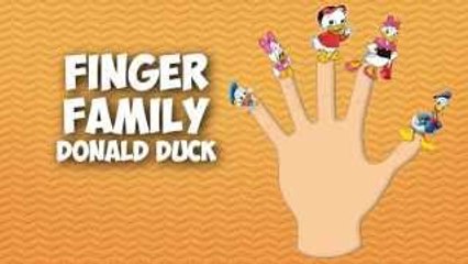 DADDY FINGER FAMILY SONG Donald Duck Nursery Rhymes for Children Babies and Toddlers
