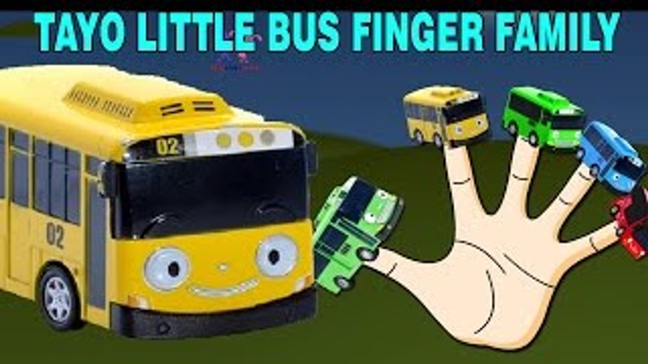 Tayo Little Bus Finger Family Nursery Rhymes for Children | Cartoon ...