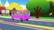 Wheels On The Bus Go Round and Round Children Nursery Rhymes | 3D Animation Cartoons Colle