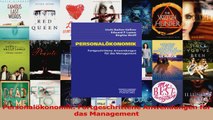 Download  Personalökonomik Fortgeschrittene Anwendungen für das Management PDF Frei