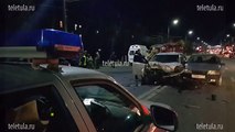 В крупном ДТП на пр. Ленина в Туле погибли два человека и четверо пострадали. 09.05.2015