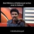Best Mimicry of Bollywood actors ever in history!!