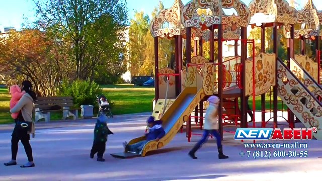 Terrains de jeux dans le style Rusich. Terrains de jeux