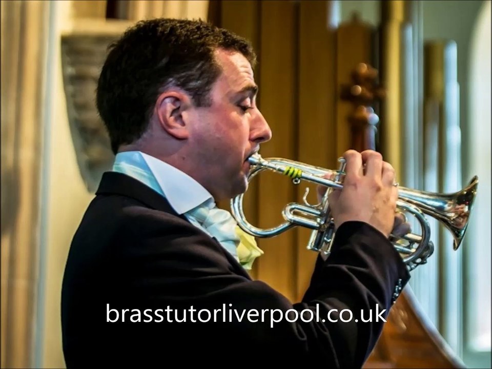 Abblasen. Piccolo trumpet fanfare.